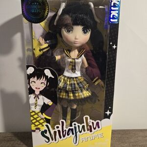 Shibajuku Doll with Yellow Plaid Outfit